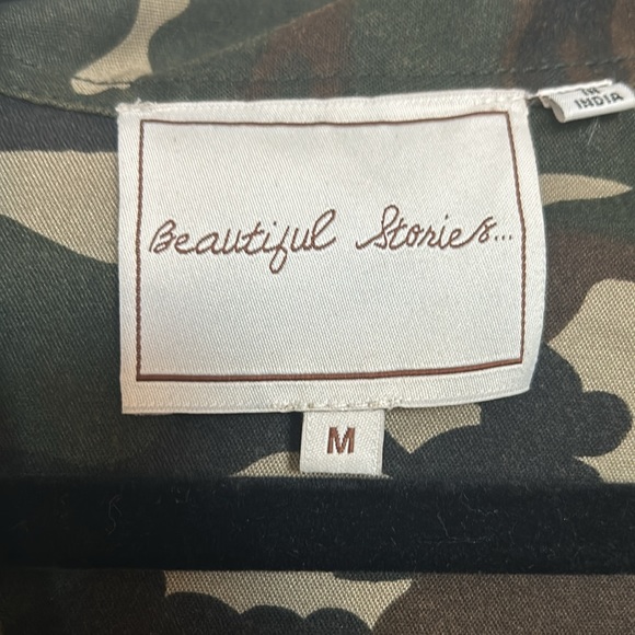 Beautiful stories camouflage jacket with unique pockets - Picture 6 of 9